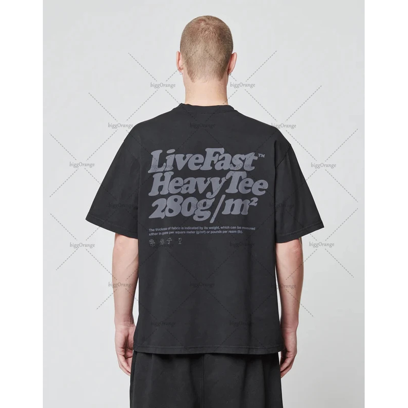 Street Fashion Hip Hop - Harajuku Y2K Retro Letter Casual Oversized
