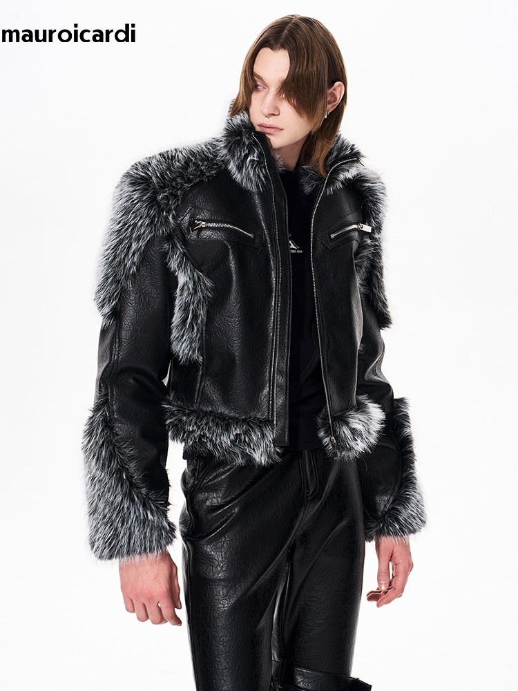 Street Fashion Runway - Mauroicardi Spring Autumn Thick Warm Short