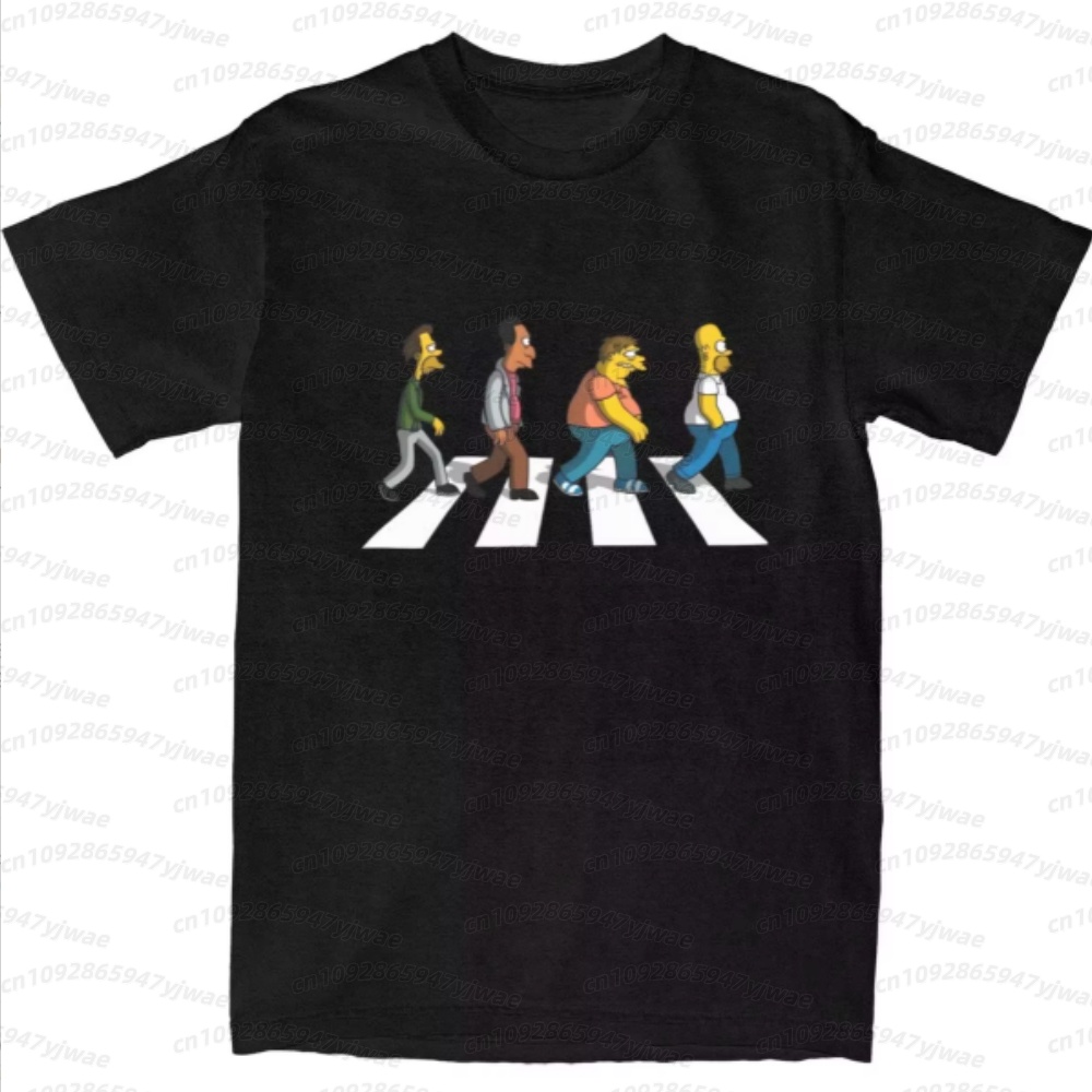 Street Fashion Male - 2026 men Simpsons Dad Sidewalk short