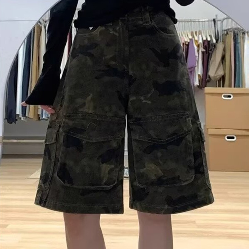 Street Fashion Hip Hop - 2025 Summer New Men's Camouflage Work