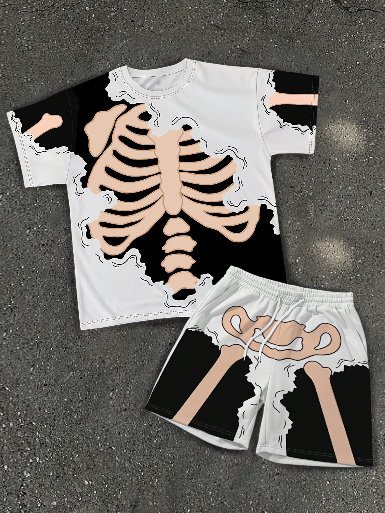 Street Fashion Summer 2026 - 2026 Summer New Men's Short-Sleeved Set