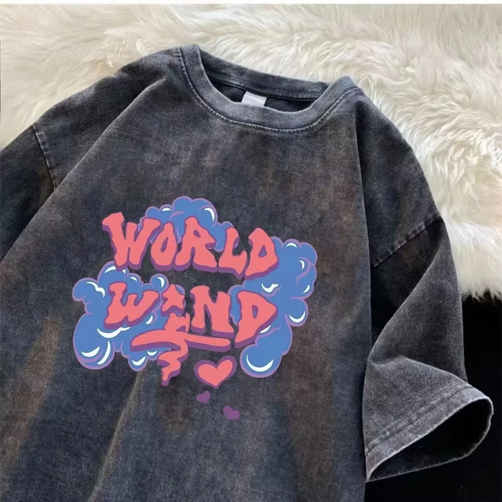 2025 Water-wash vintage t-shir – Street Fashion Trend 2025 recenzja i cena