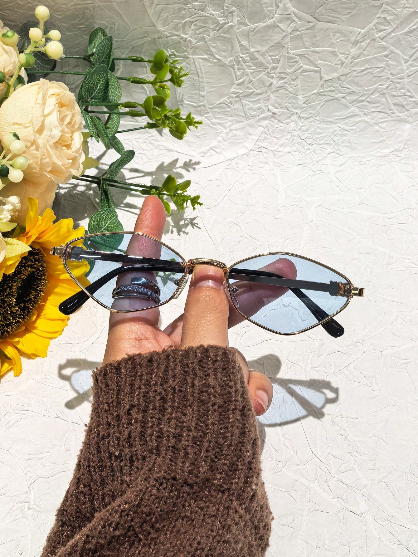 1 Pair Fashionable Metal Frame – Street Fashion Runway recenzja i cena