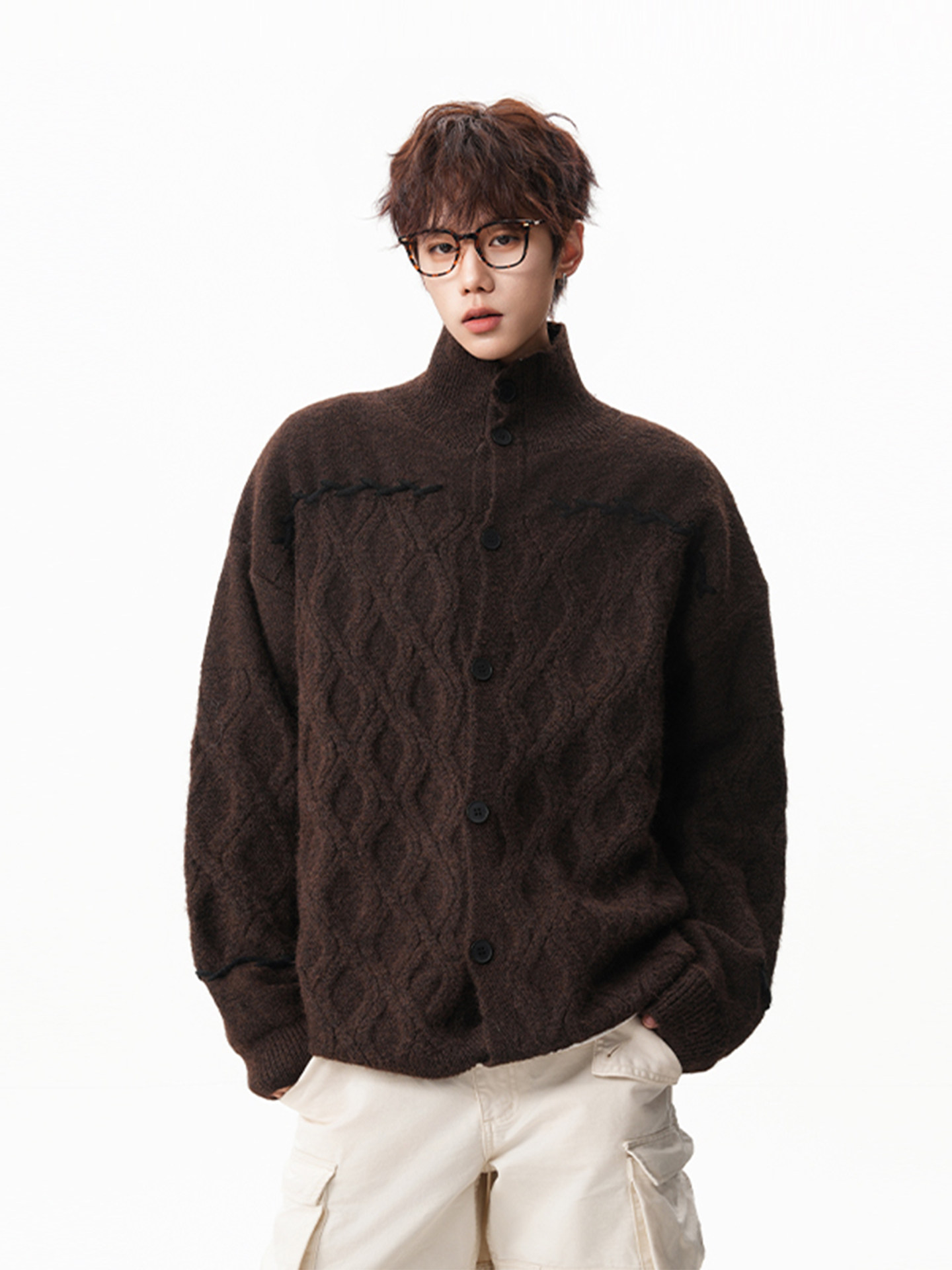 Fur Collar Pullovers Boys	 Men – Street Fashion Brand Logo recenzja i cena