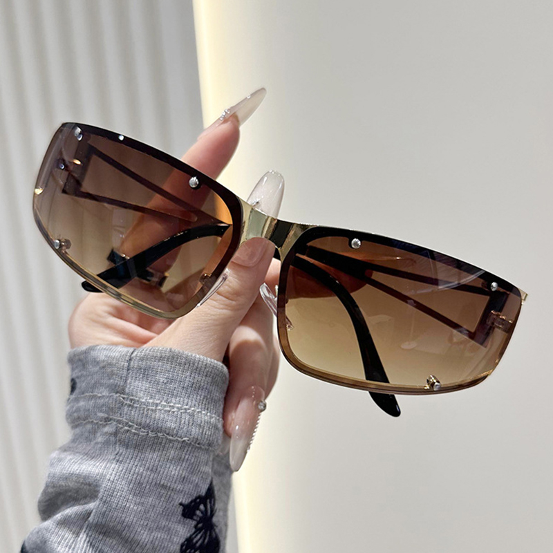 Women's Fashion Hollow Sunglas – Street Fashion Photo recenzja i cena