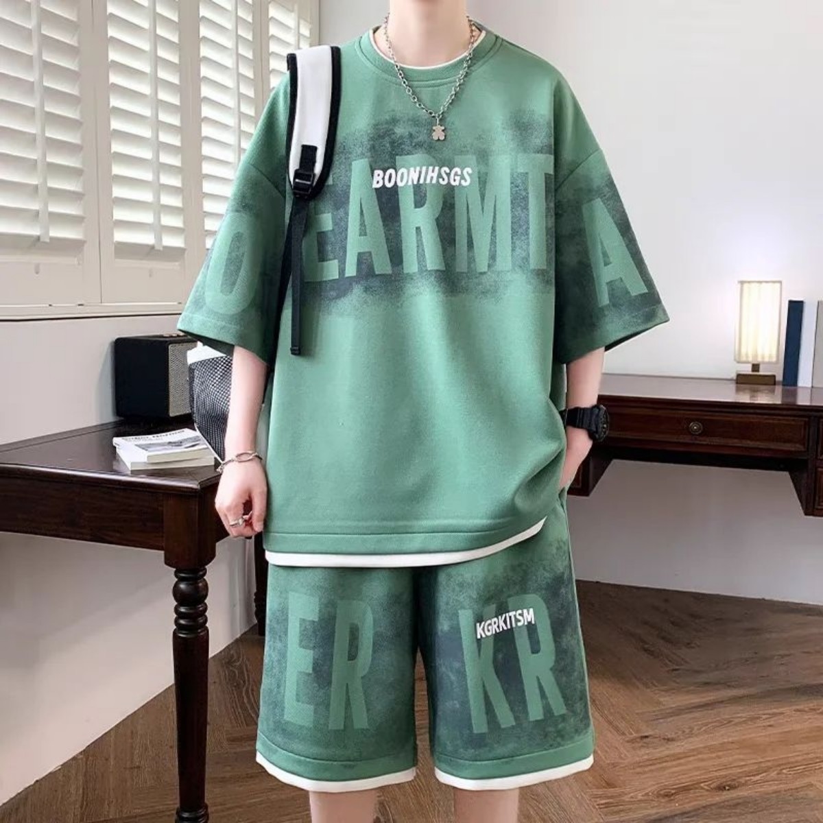 2026 Summer New Men's Short-Sl – Street Fashion Summer 2026 recenzja i cena