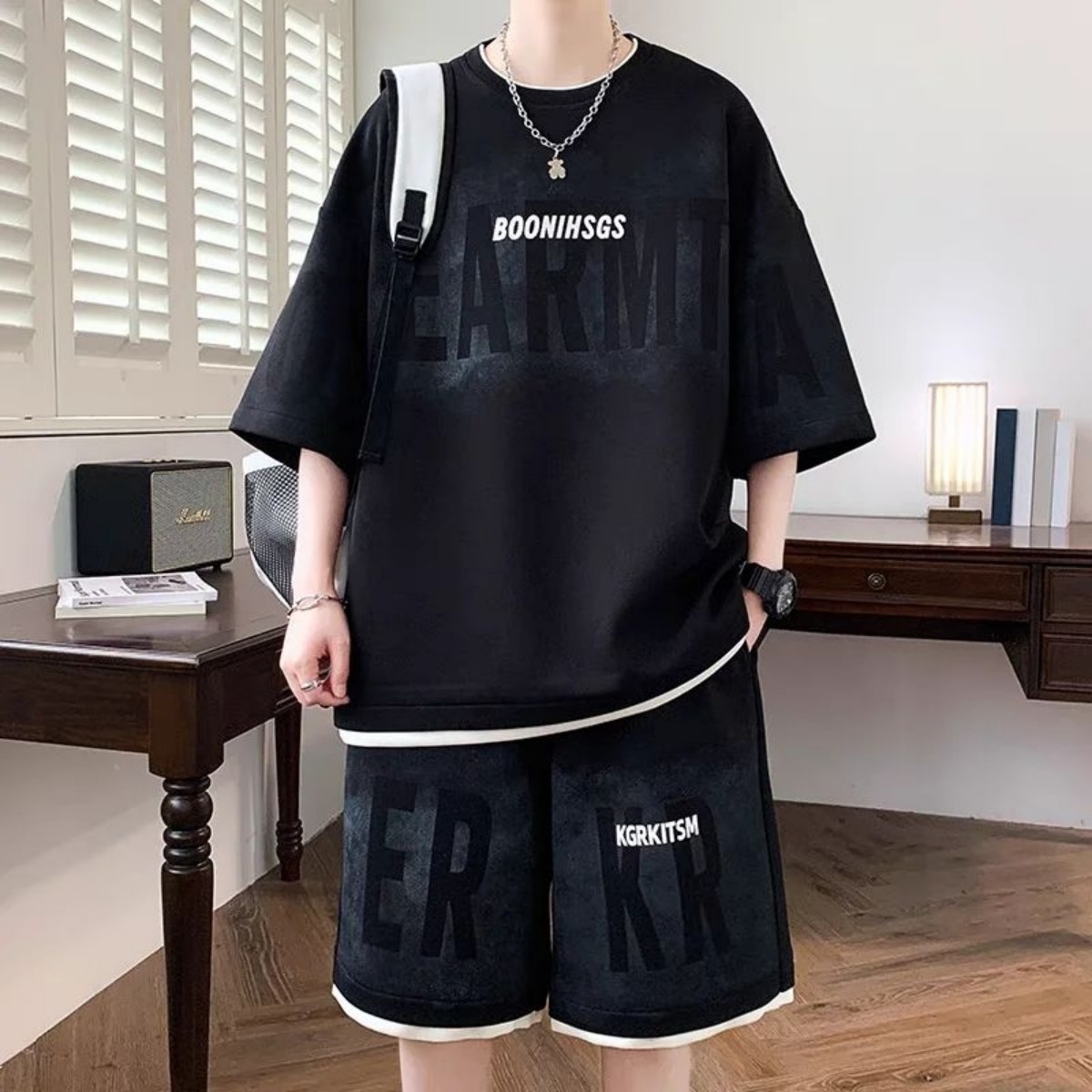2026 Summer New Men's Short-Sl – Street Fashion Summer 2026 recenzja i cena