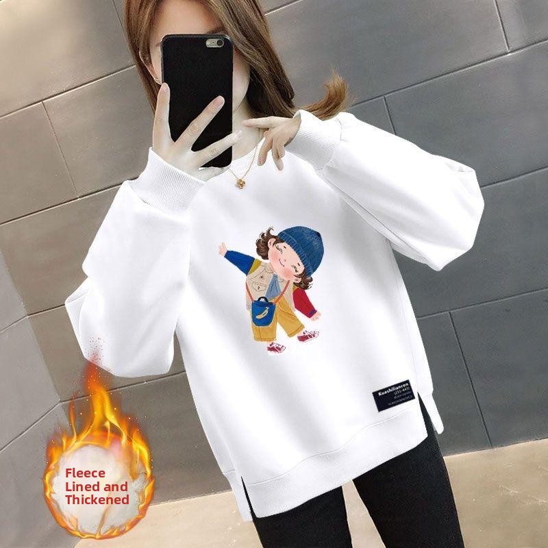 Thickened Fleece Oversize Loos – Oversized Crewneck Fleece recenzja i cena