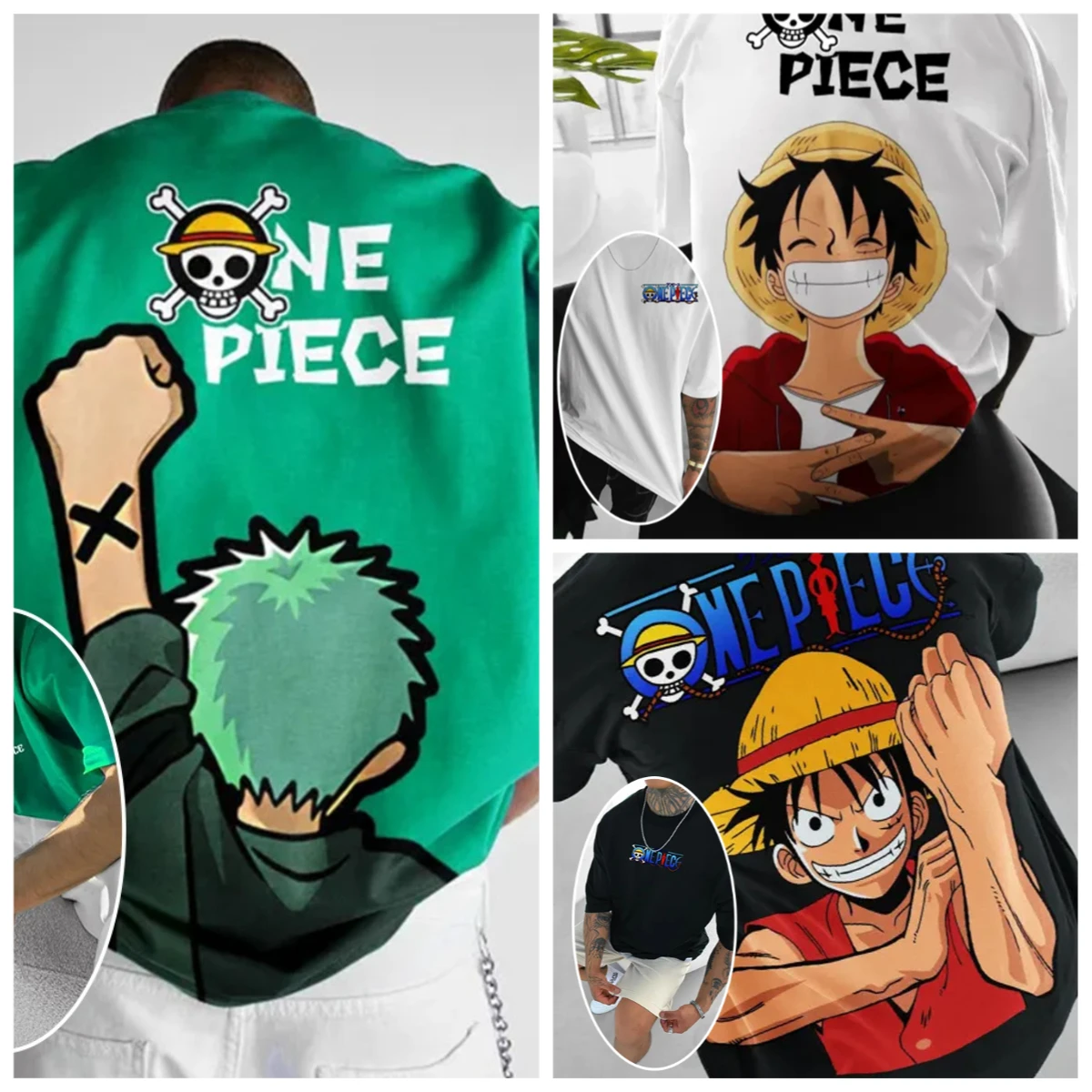 ONE PIECE Luffy Zoro 2025 Summ – Street Fashion Trend 2025 recenzja i cena