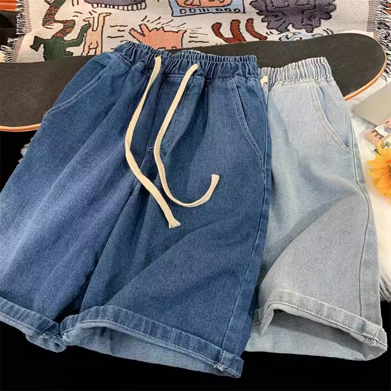 Baggy Jeans Shorts for Men Cas – Street Fashion Hip Hop recenzja i cena