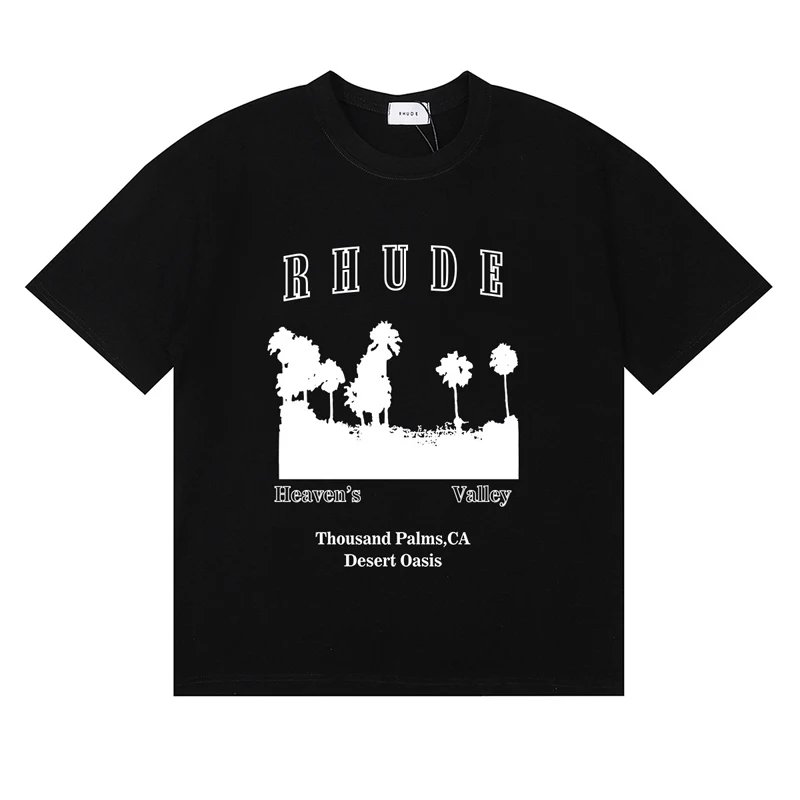 Fashionable Brand Rhude T-shir – Street Fashion Brand Logo recenzja i cena