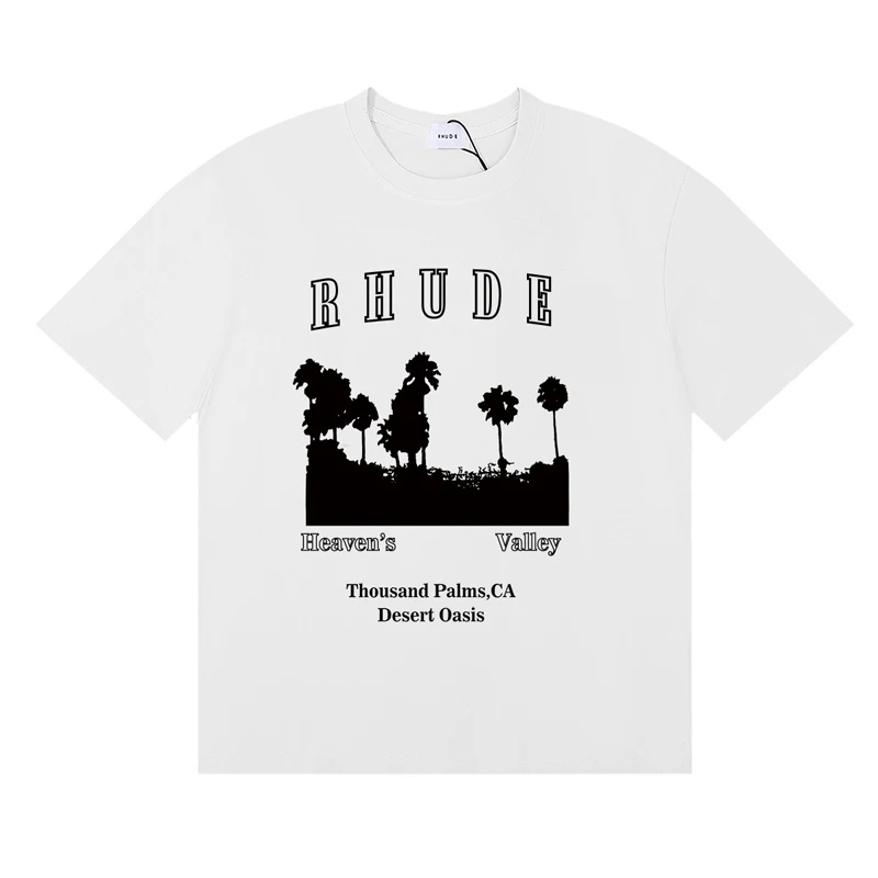 Fashionable Brand Rhude T-shir – Street Fashion Brand Logo recenzja i cena