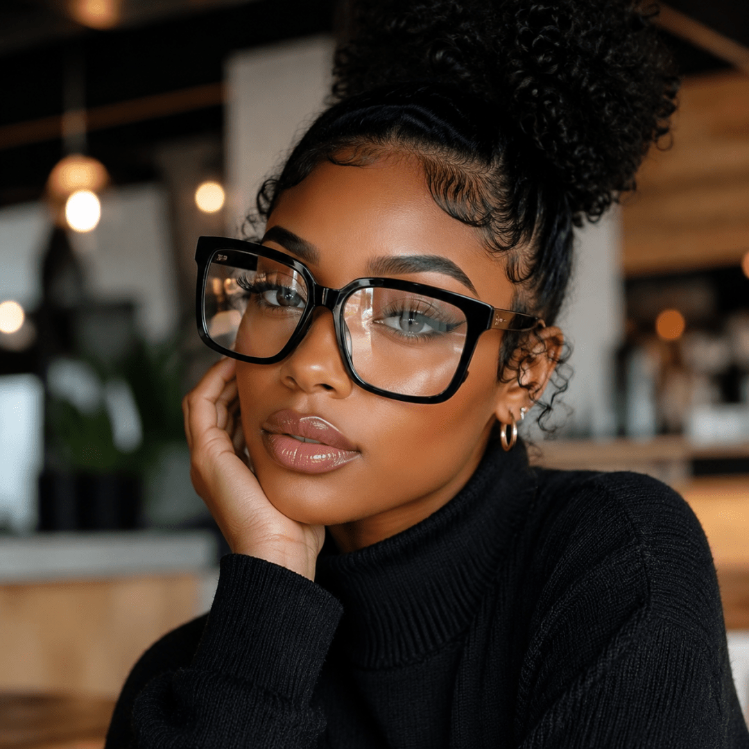 Pair Of Women's Oversized Blac – Street Fashion Photo recenzja i cena