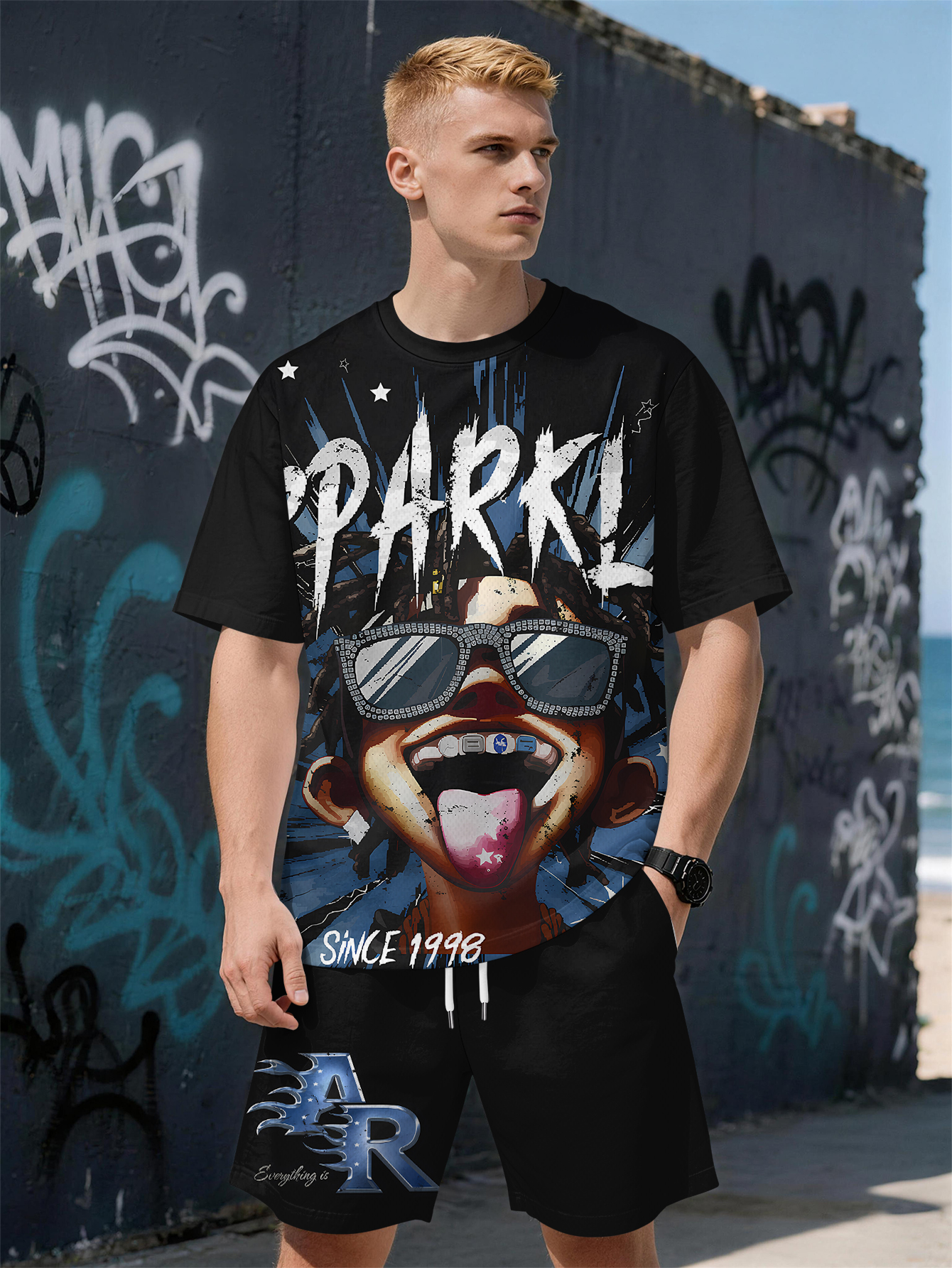 2026 Summer New Men's Short-Sl – Street Fashion Summer 2026 recenzja i cena