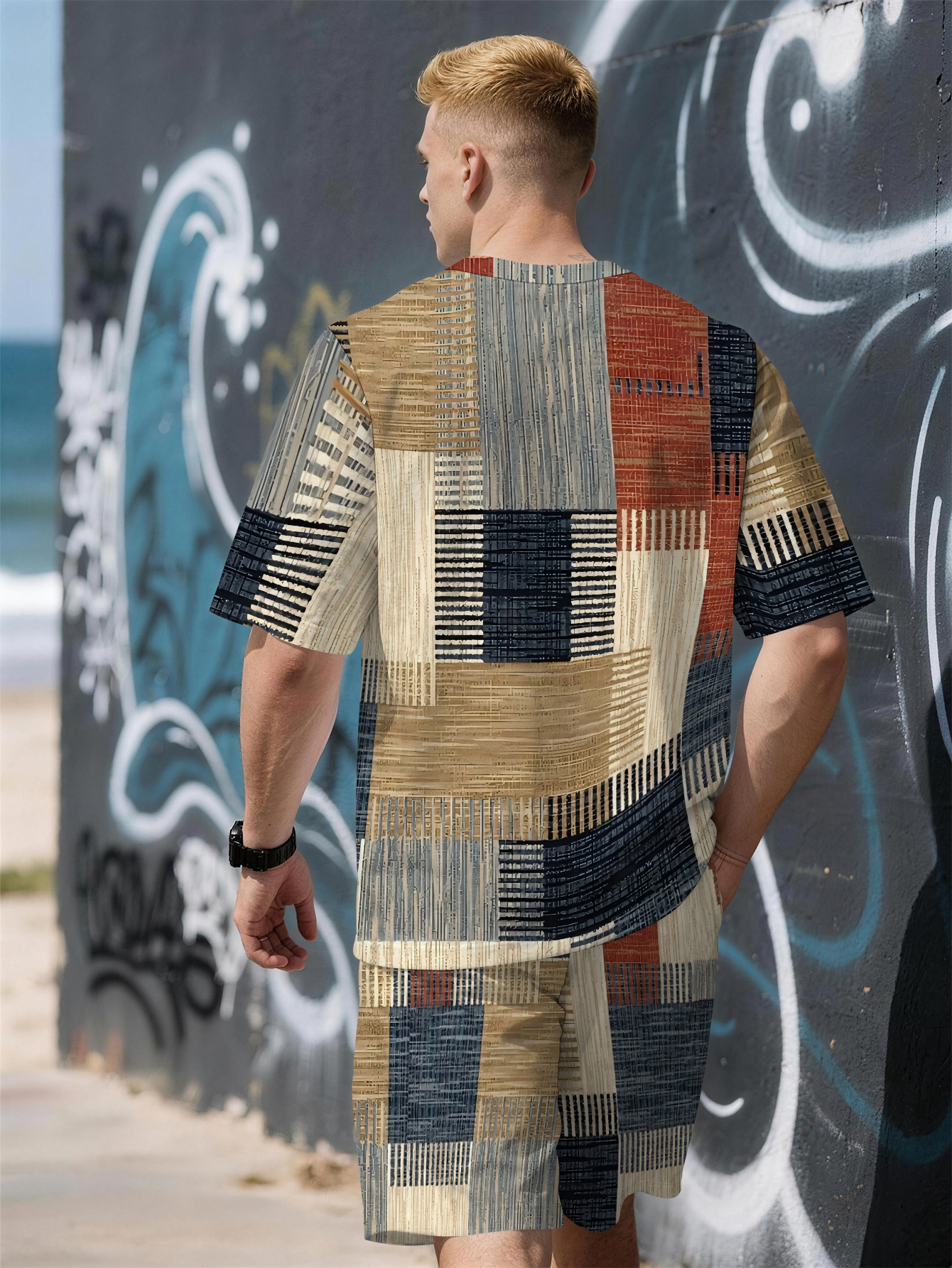 2026 Summer New Men's Short-Sl – Street Fashion Summer 2026 recenzja i cena