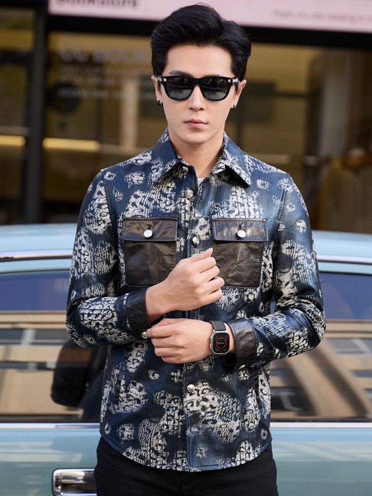Luxury New Fashion Floral Prin – Street Fashion Jacket Men recenzja i cena