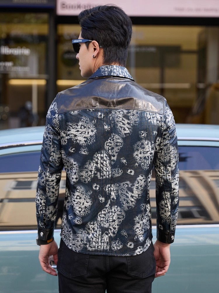 Luxury New Fashion Floral Prin – Street Fashion Jacket Men recenzja i cena
