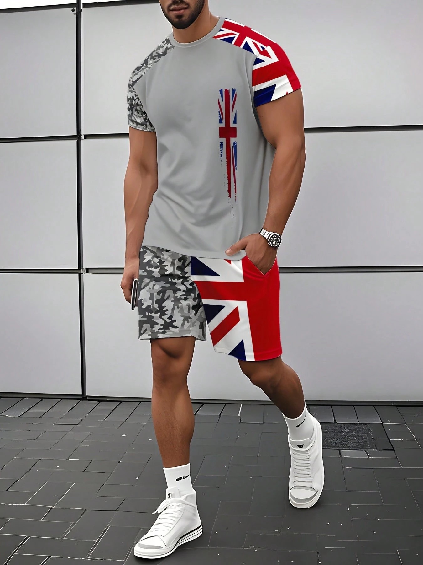 2026 Summer New Men's Short-Sl – Street Fashion Summer 2026 recenzja i cena