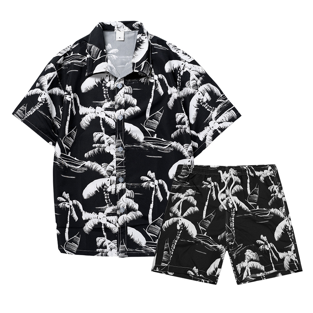 Hawaiian Coconut Tree 3D Print – Street Fashion Male recenzja i cena