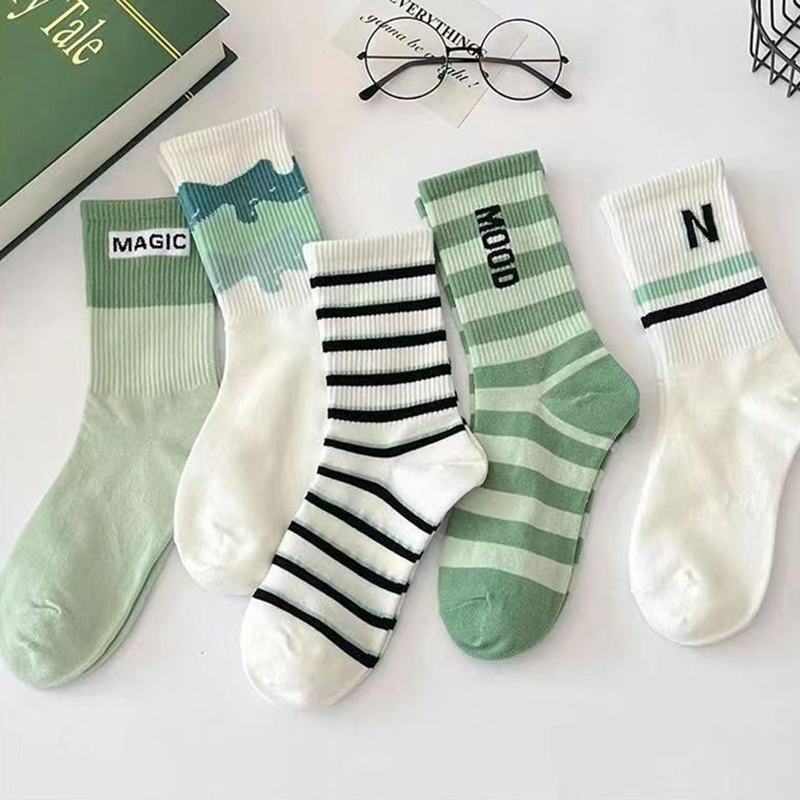 3/7 Pairs Women Striped Printe – Street Fashion Youtube recenzja i cena