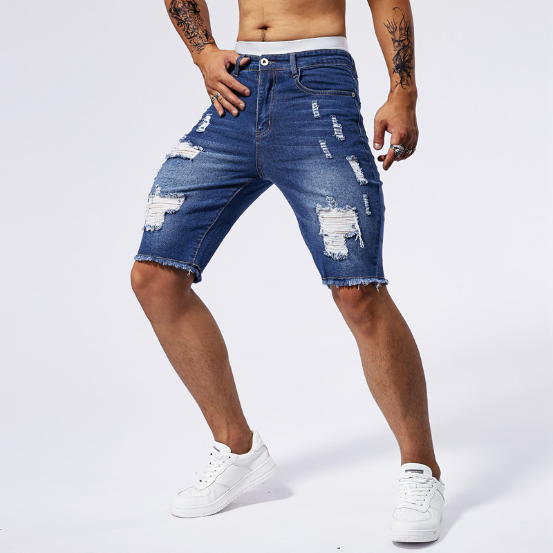 2025 Summer New Men's Ripped D – Street Fashion Brand recenzja i cena