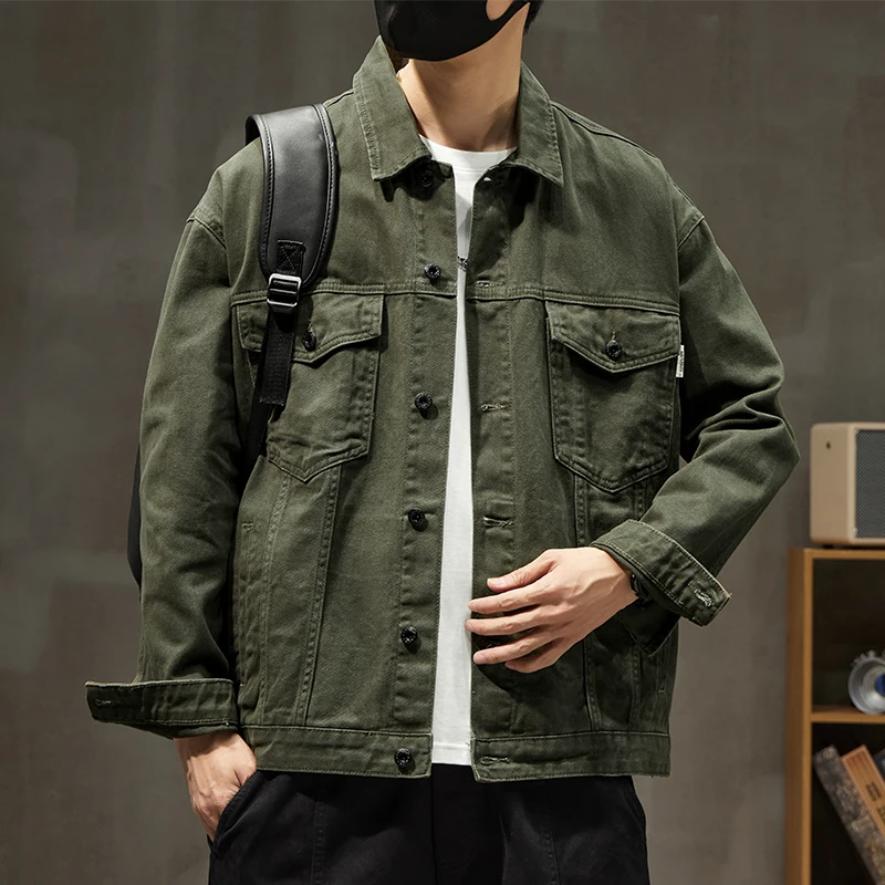 2025 Fall Men's Clothing Workw – Street Fashion Jacket Men recenzja i cena