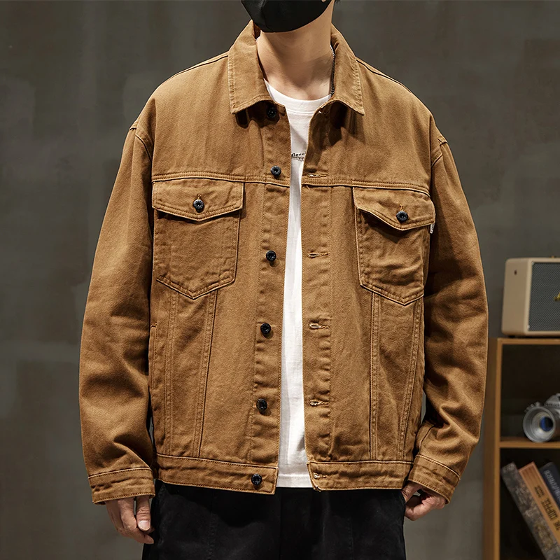2025 Fall Men's Clothing Workw – Street Fashion Jacket Men recenzja i cena