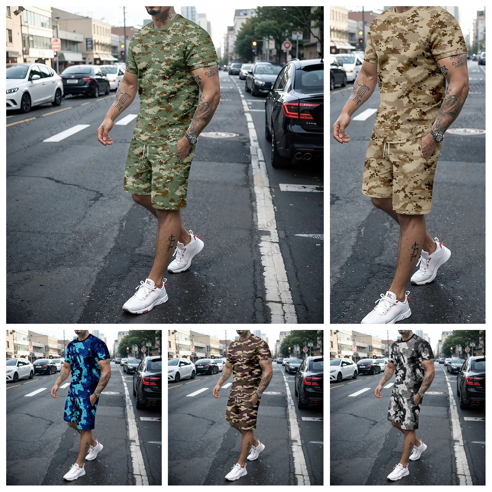 New Camo Camouflage 3d Print T – Camo Pattern Set recenzja i cena