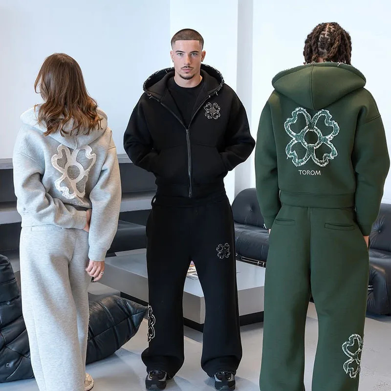 Spring Autumn Oversized 4 Leaf – Street Fashion Male recenzja i cena