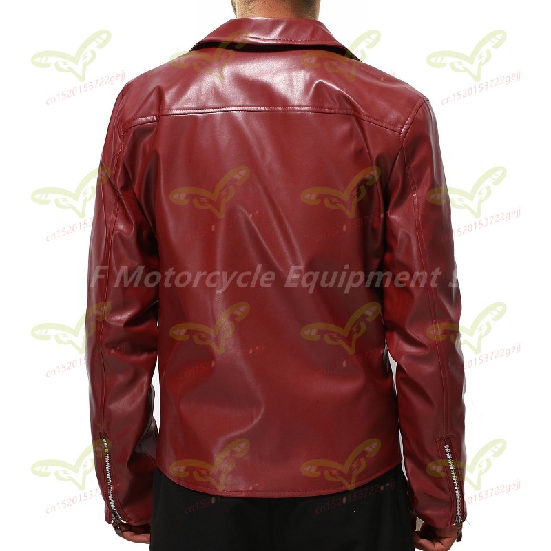 Men's Motorcycle Jacket Black  – Street Fashion Jacket Men recenzja i cena