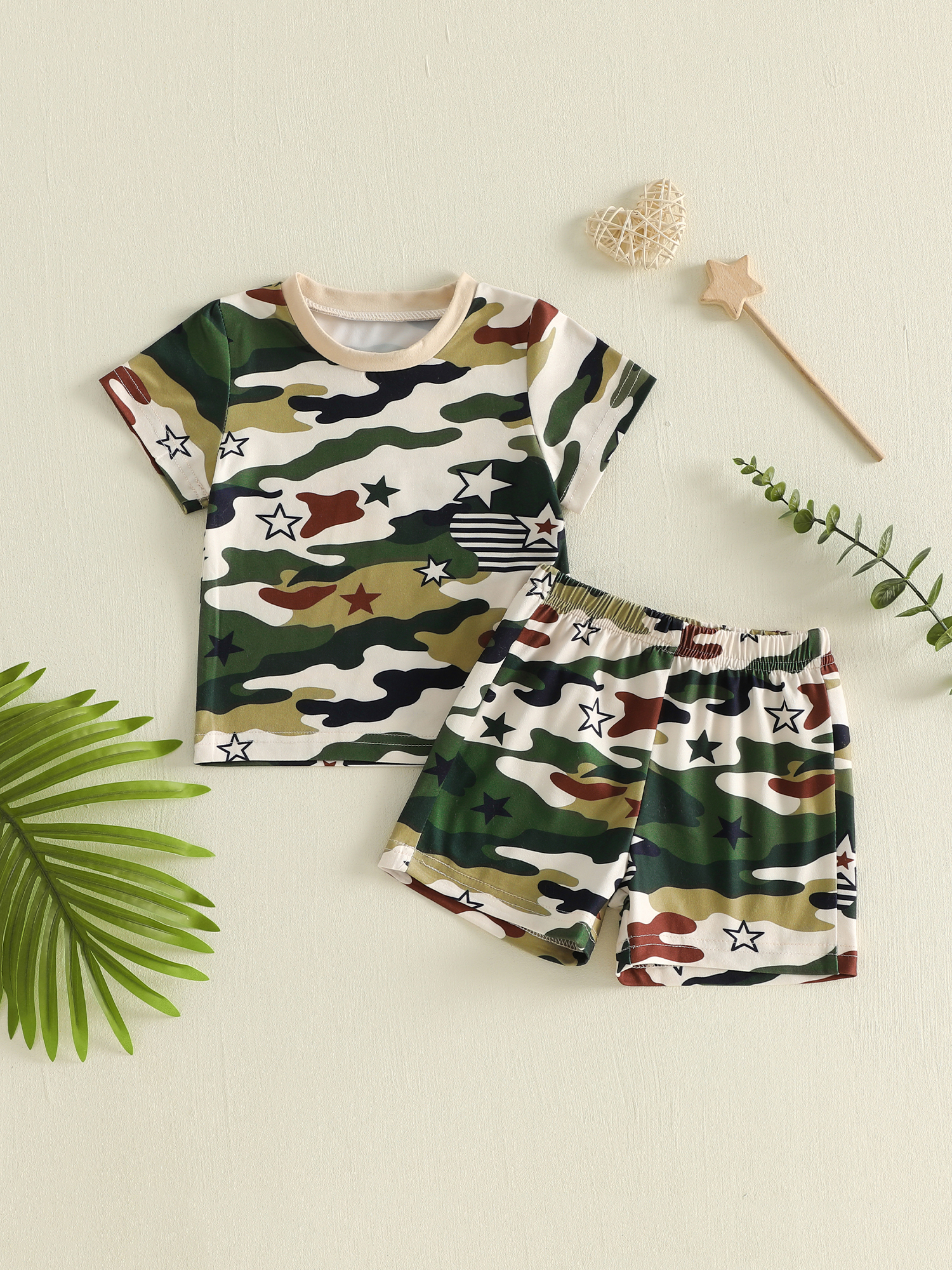 Adorable Infant Boys Stylish C – Camo Pattern Set recenzja i cena