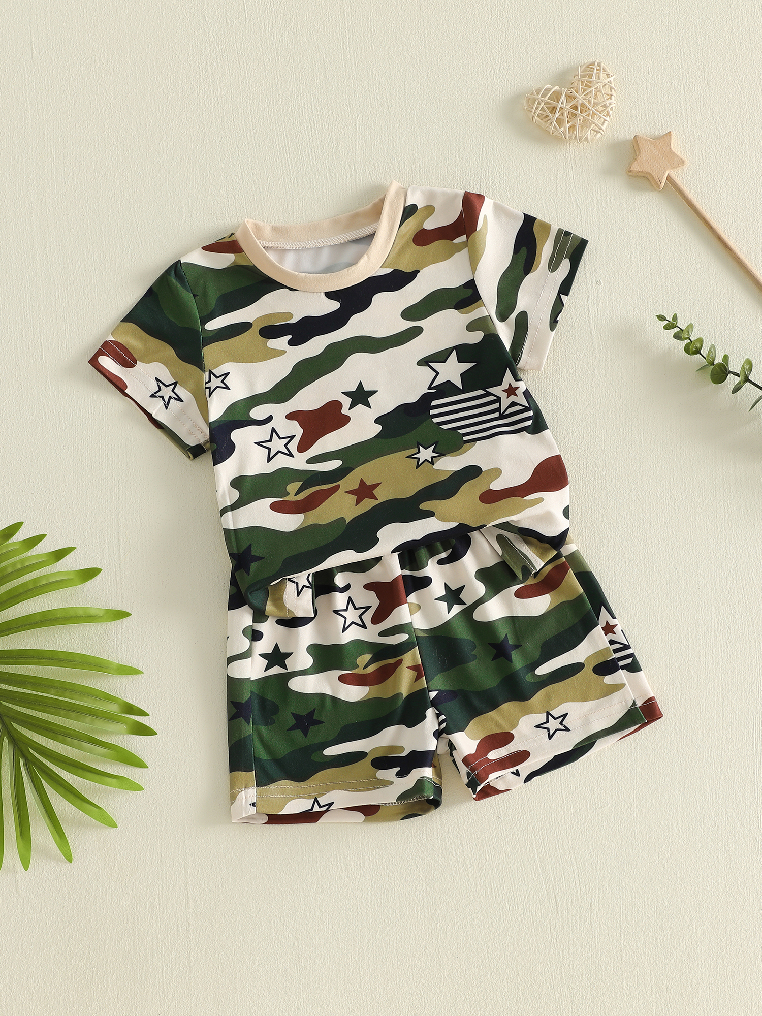 Adorable Infant Boys Stylish C – Camo Pattern Set recenzja i cena