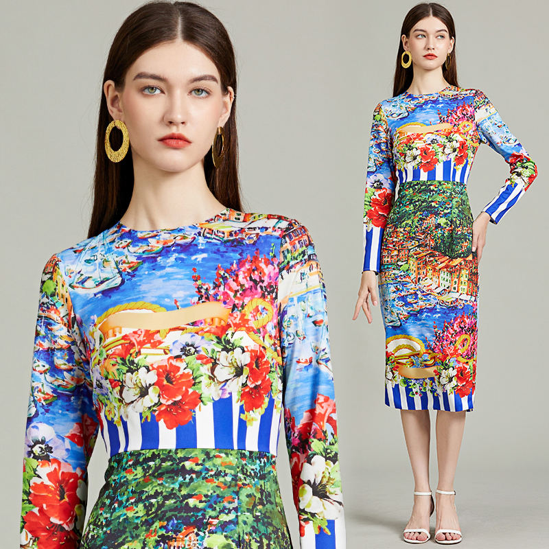 Runway Fashion Striped Landsca – Street Fashion Runway recenzja i cena