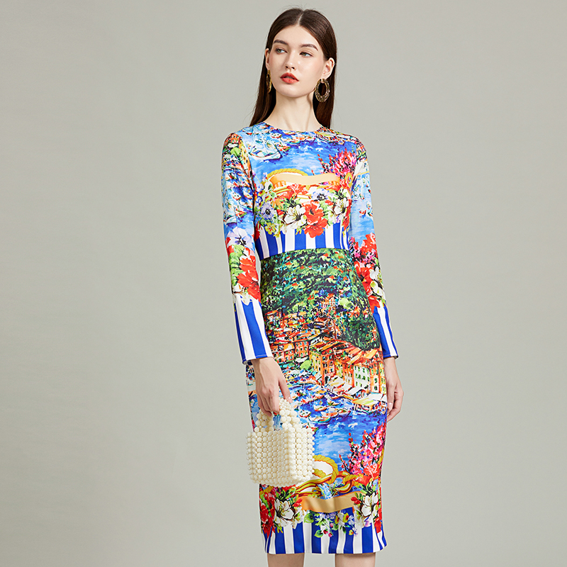 Runway Fashion Striped Landsca – Street Fashion Runway recenzja i cena