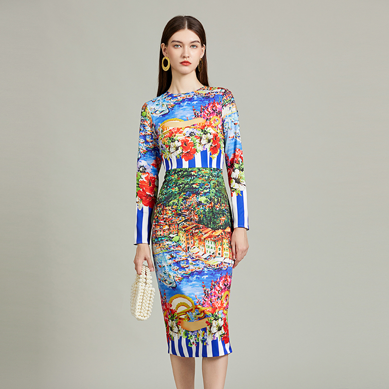 Runway Fashion Striped Landsca – Street Fashion Runway recenzja i cena