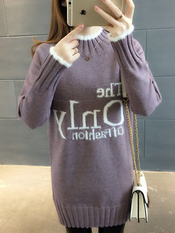 Women's Fleece Lined Oversized – Oversized Crewneck Fleece recenzja i cena