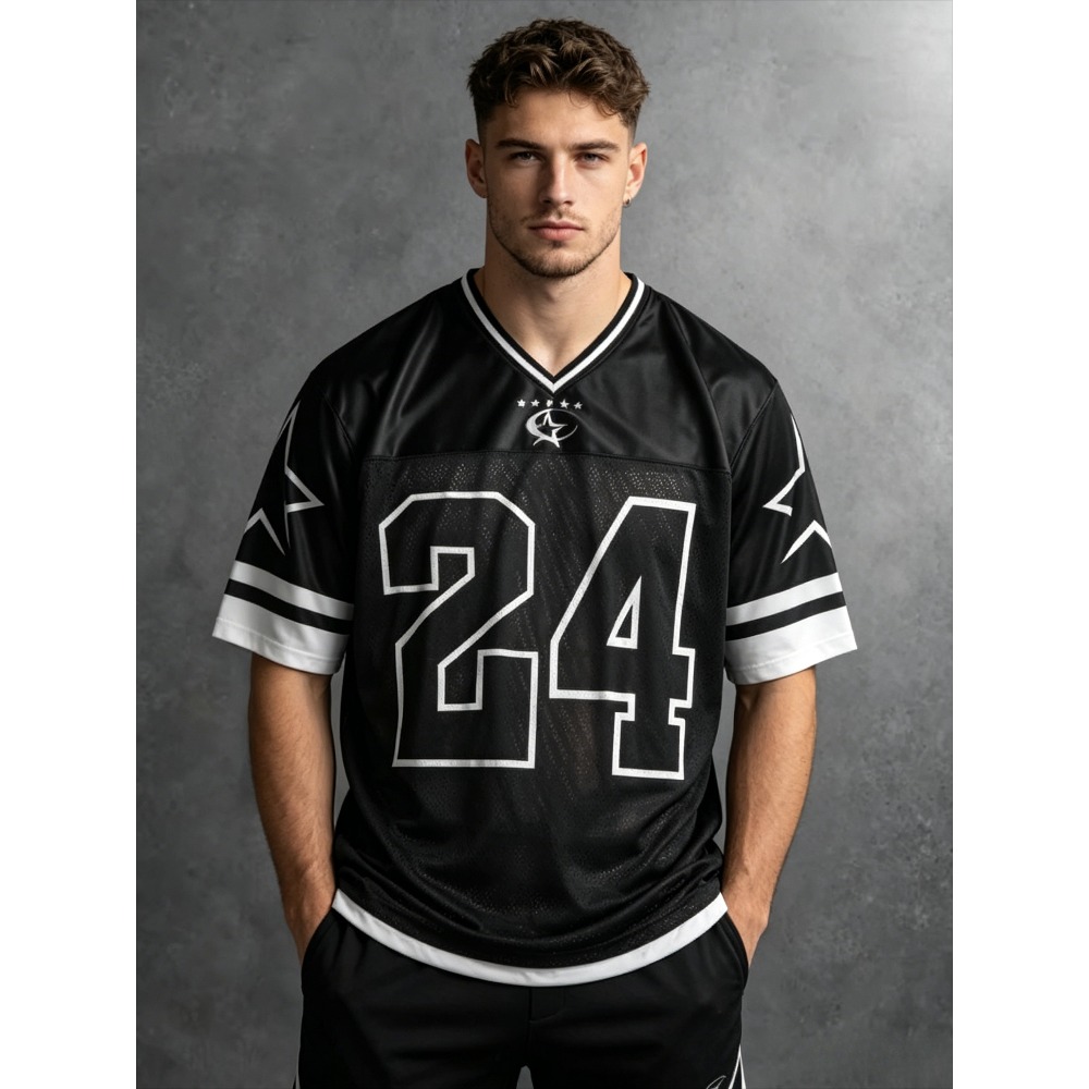2026 Summer New Men's V-Neck T – Street Fashion Summer 2026 recenzja i cena