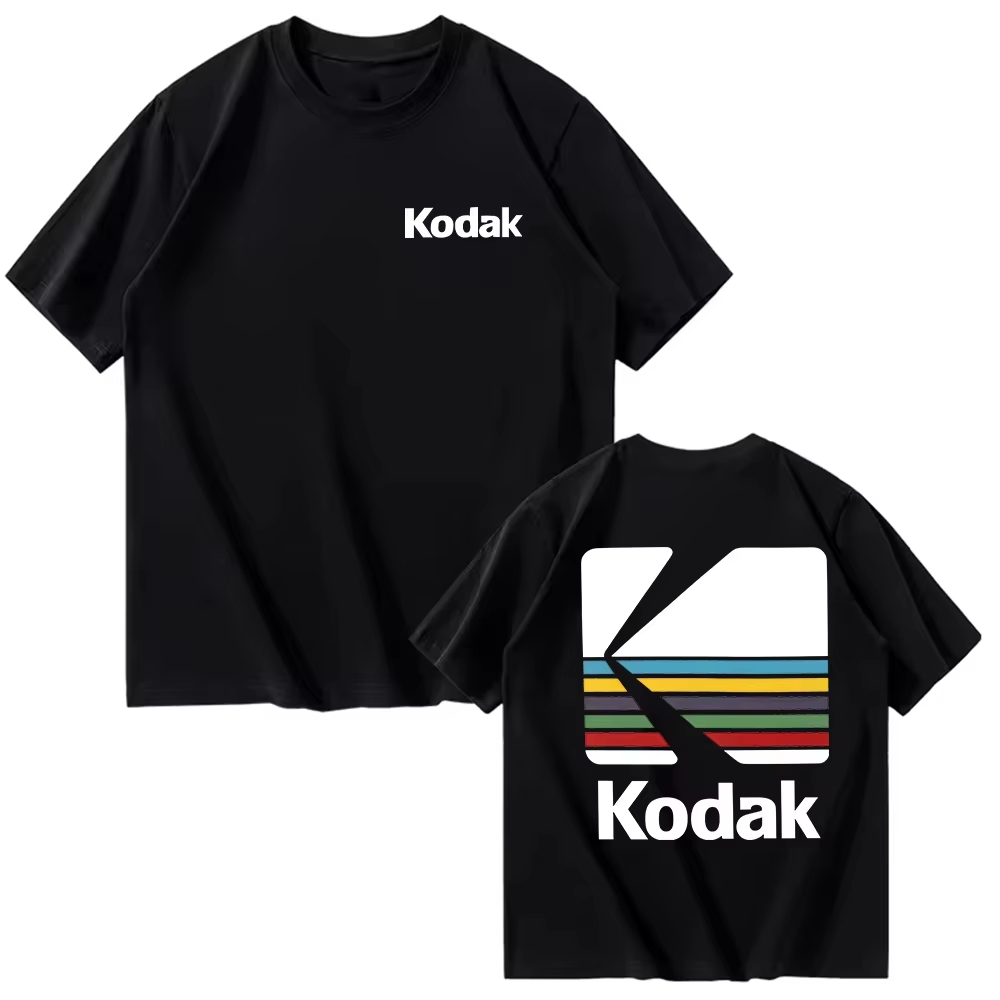 Kodak brand logo printed patte – Street Fashion Brand Logo recenzja i cena