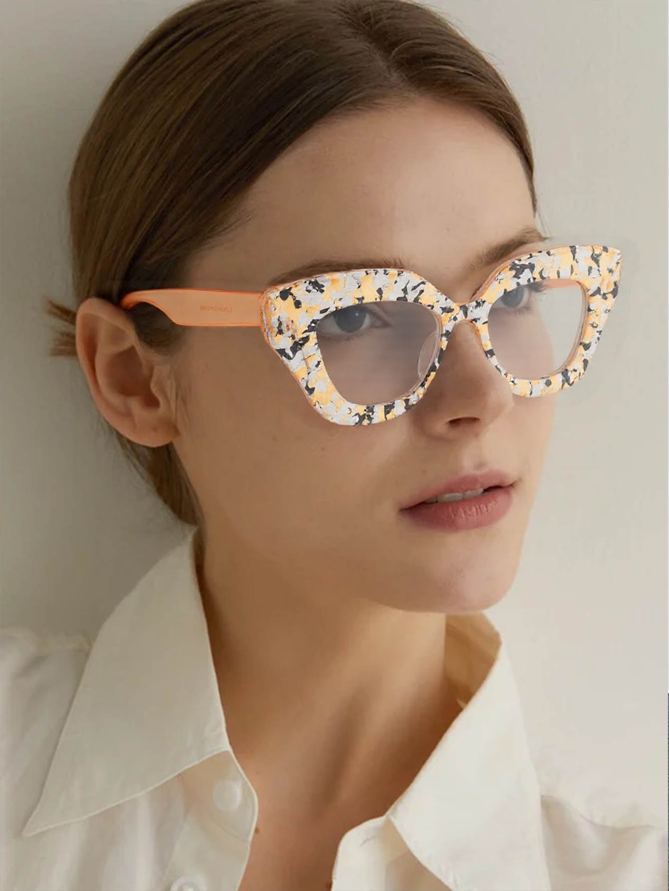Large Frame Cat-Eye Floral Gla – Street Fashion Runway recenzja i cena