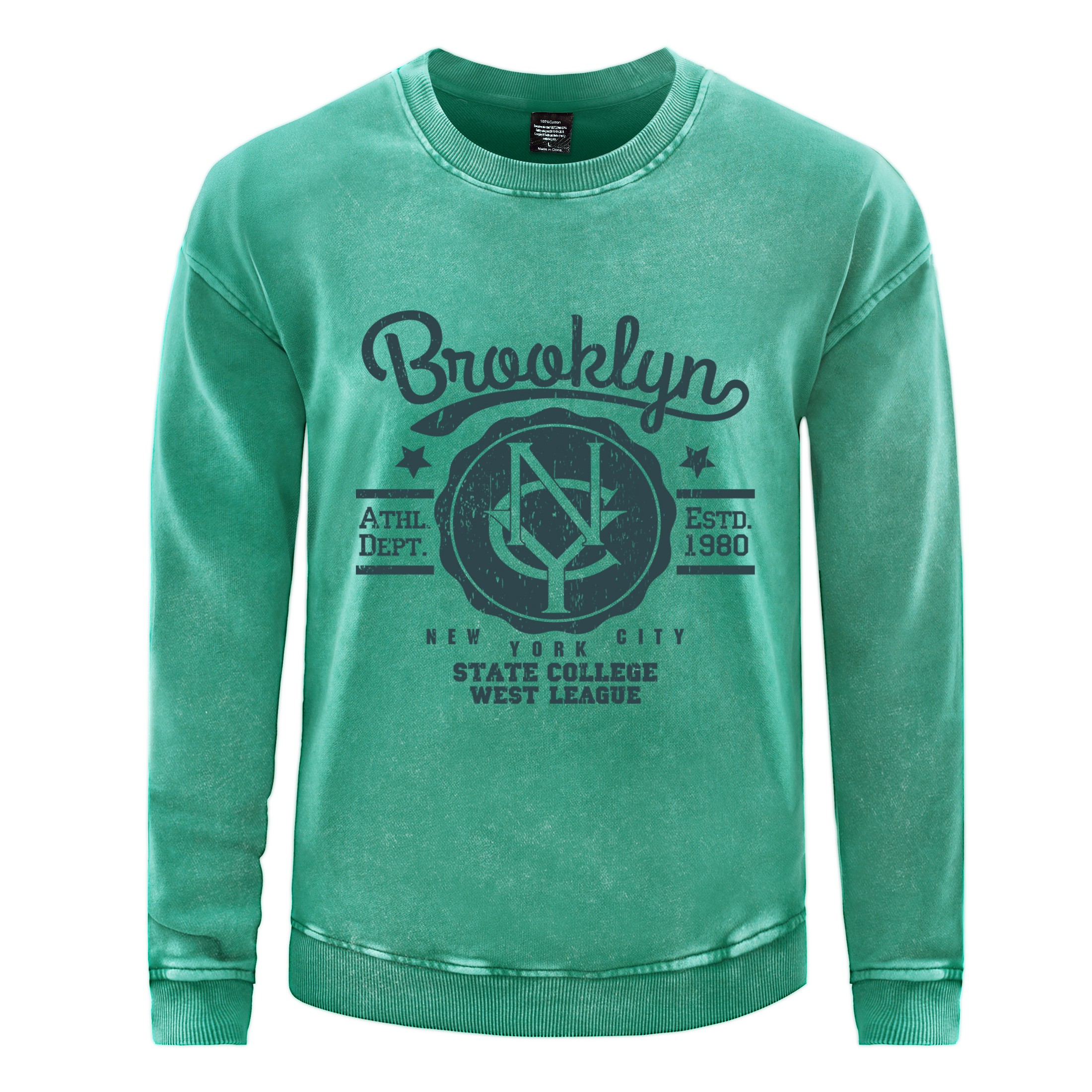 State College West League Man  – Oversized Crewneck Fleece recenzja i cena