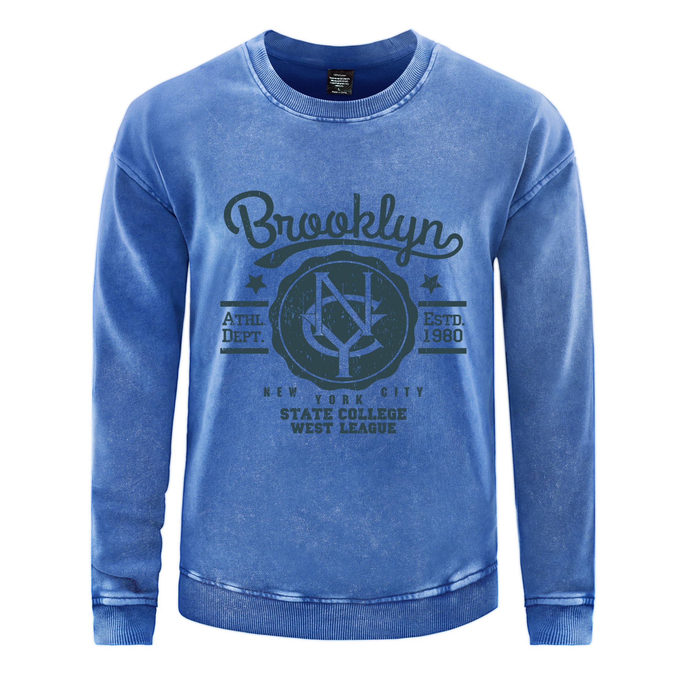 State College West League Man  – Oversized Crewneck Fleece recenzja i cena