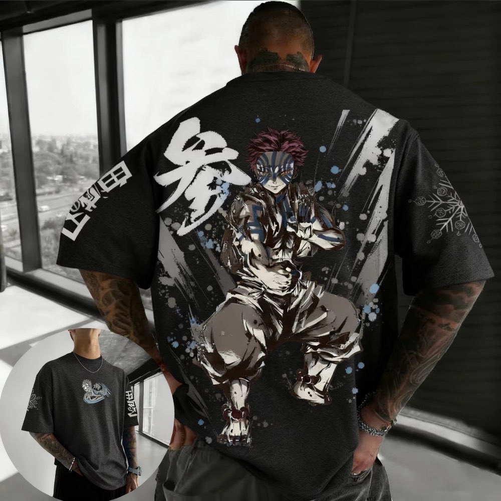 Summer Plus Size Demon Slayer  – Street Fashion Of Japan recenzja i cena