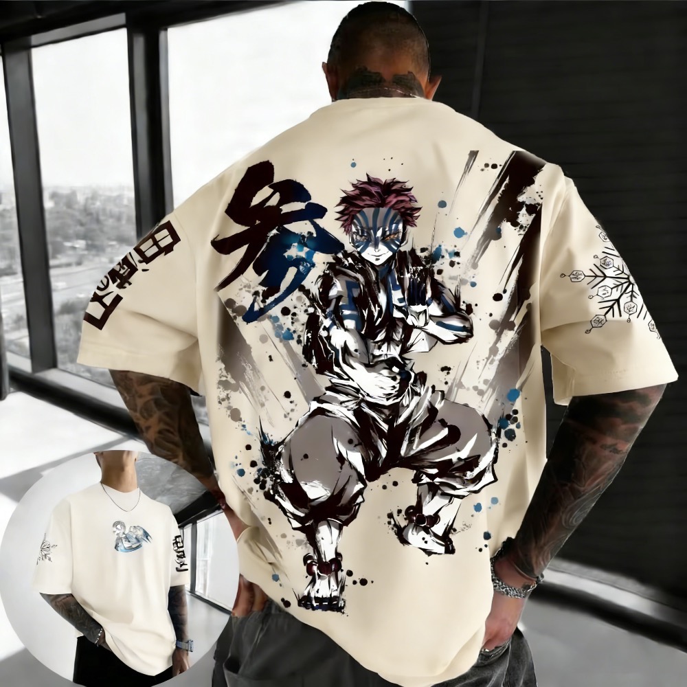 Summer Plus Size Demon Slayer  – Street Fashion Of Japan recenzja i cena