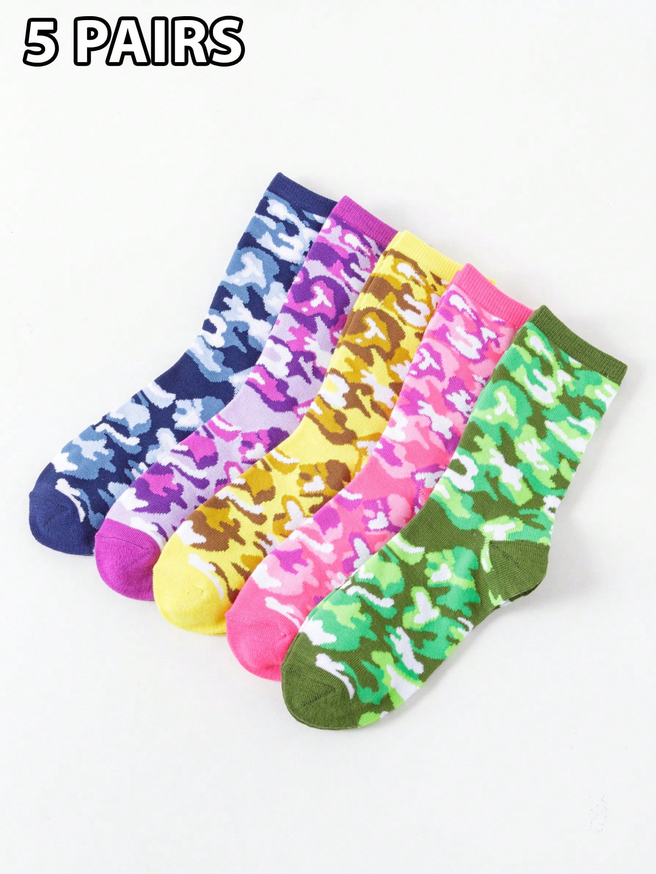 5 Pairs/sets Of Women's Four S – Camo Pattern Set recenzja i cena