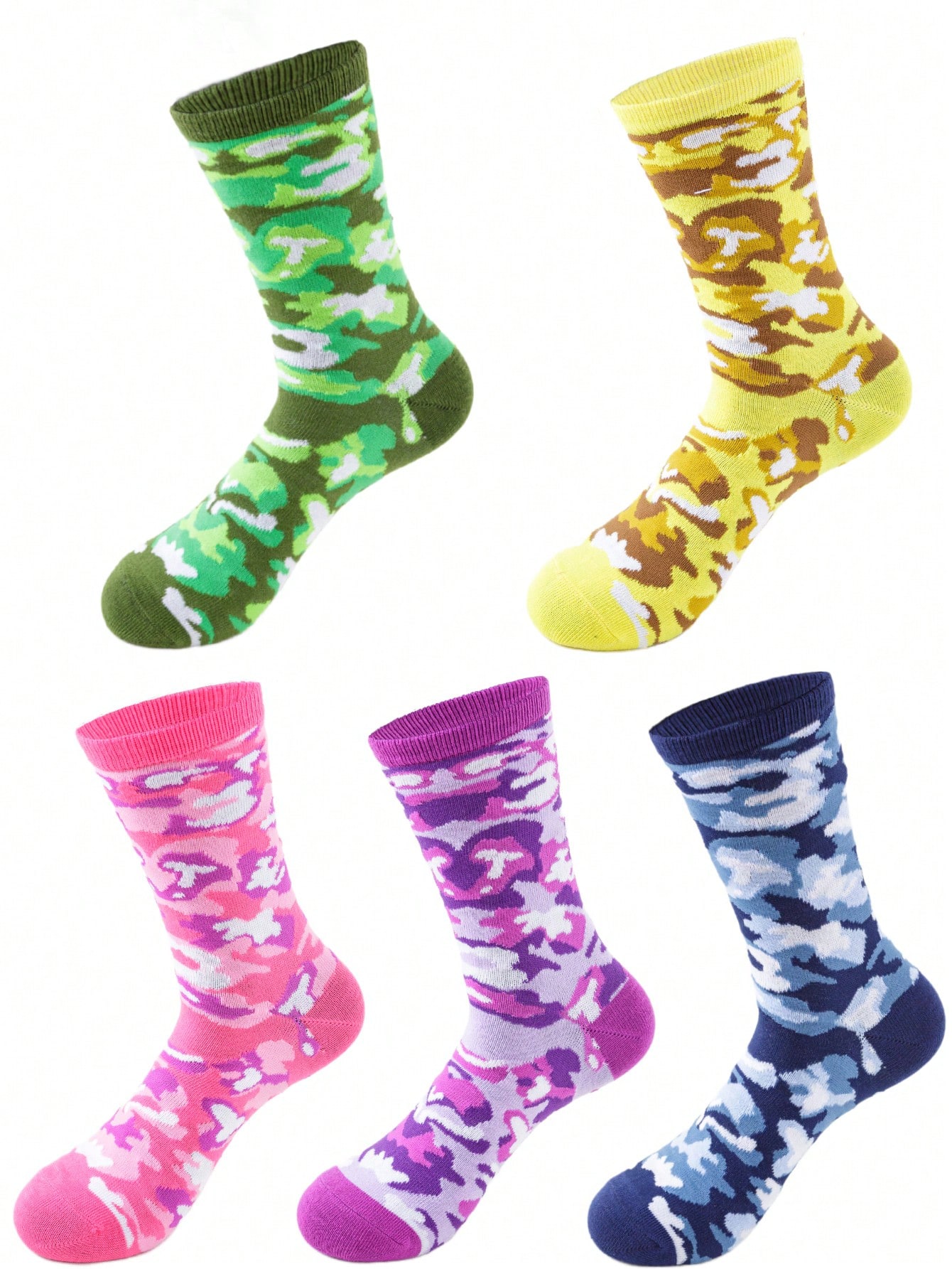 5 Pairs/sets Of Women's Four S – Camo Pattern Set recenzja i cena