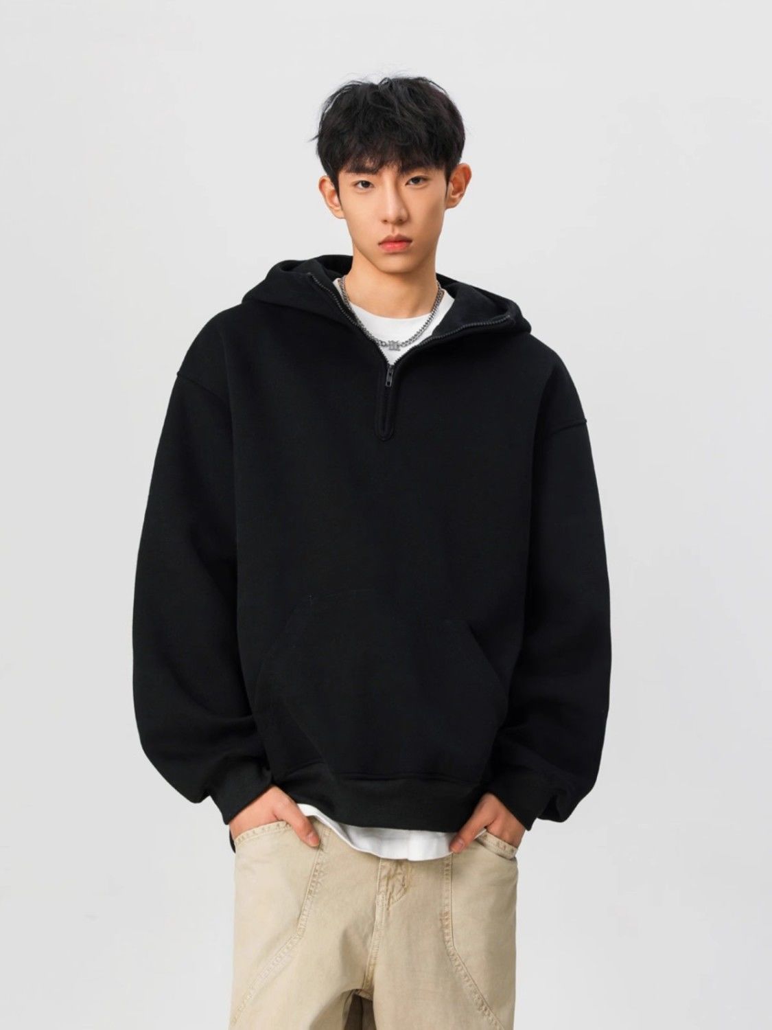 Mens With Hat Hoodies Man Zip  – Street Fashion History recenzja i cena