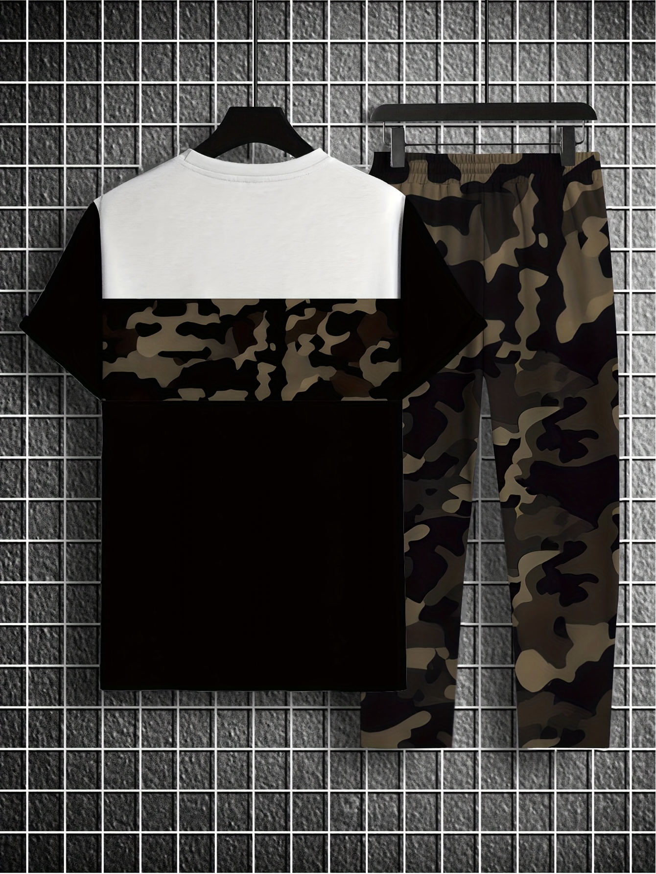 2026 Summer New Men's Short-Sl – Camo Pattern Set recenzja i cena