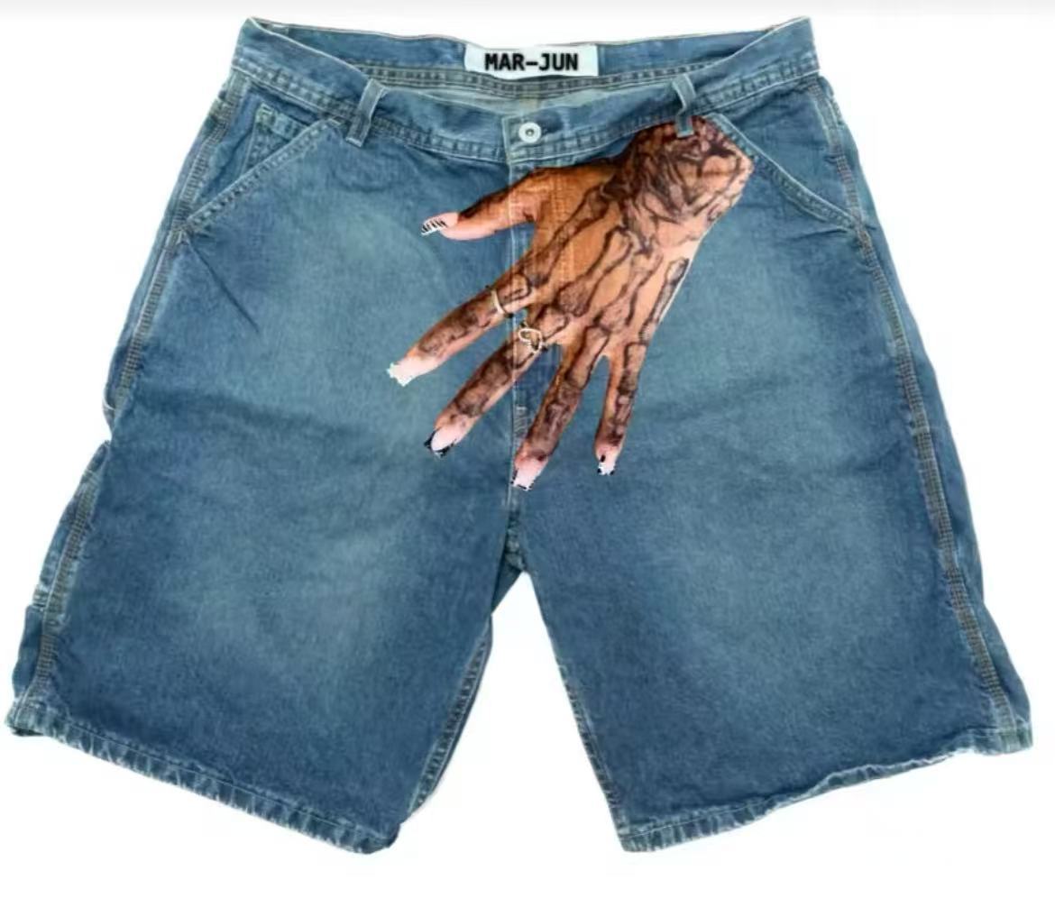 Y2K Baggy Denim Shorts vintage – Street Fashion Hip Hop recenzja i cena