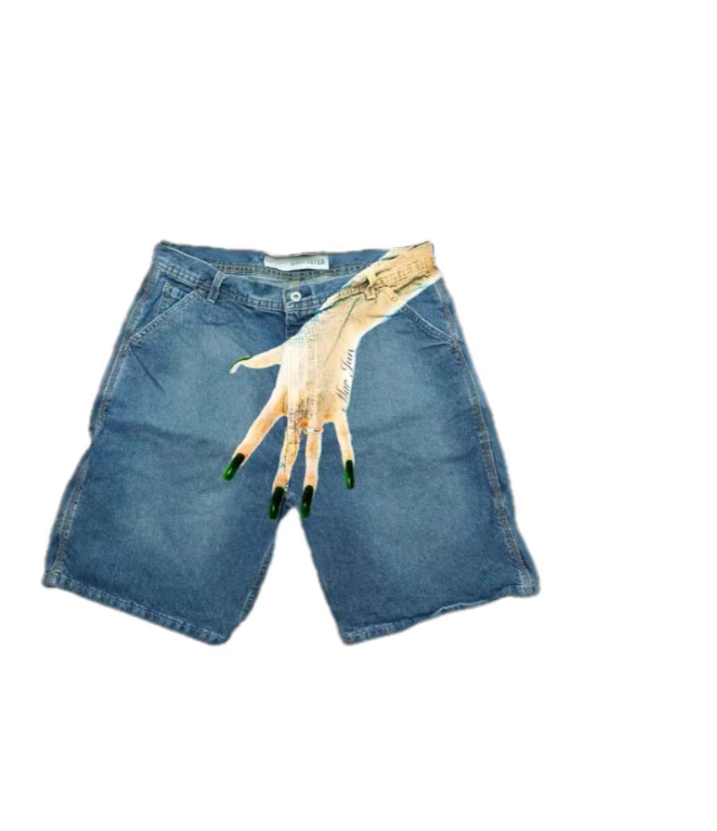 Y2K Baggy Denim Shorts vintage – Street Fashion Hip Hop recenzja i cena