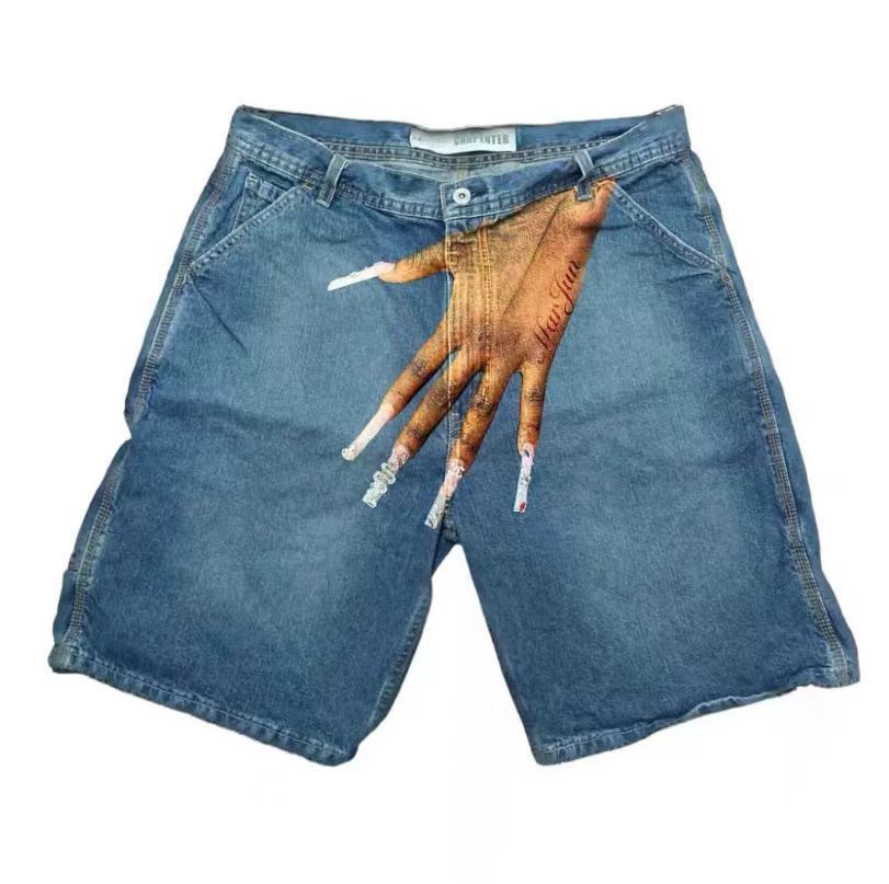 Y2K Baggy Denim Shorts vintage – Street Fashion Hip Hop recenzja i cena